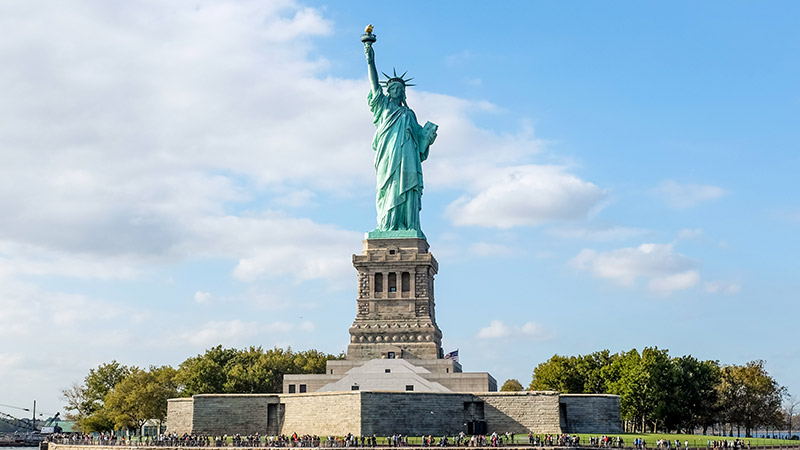 The Statue of Liberty in New York City